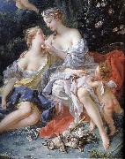 Francois Boucher kewpie  and Kali oil painting on canvas